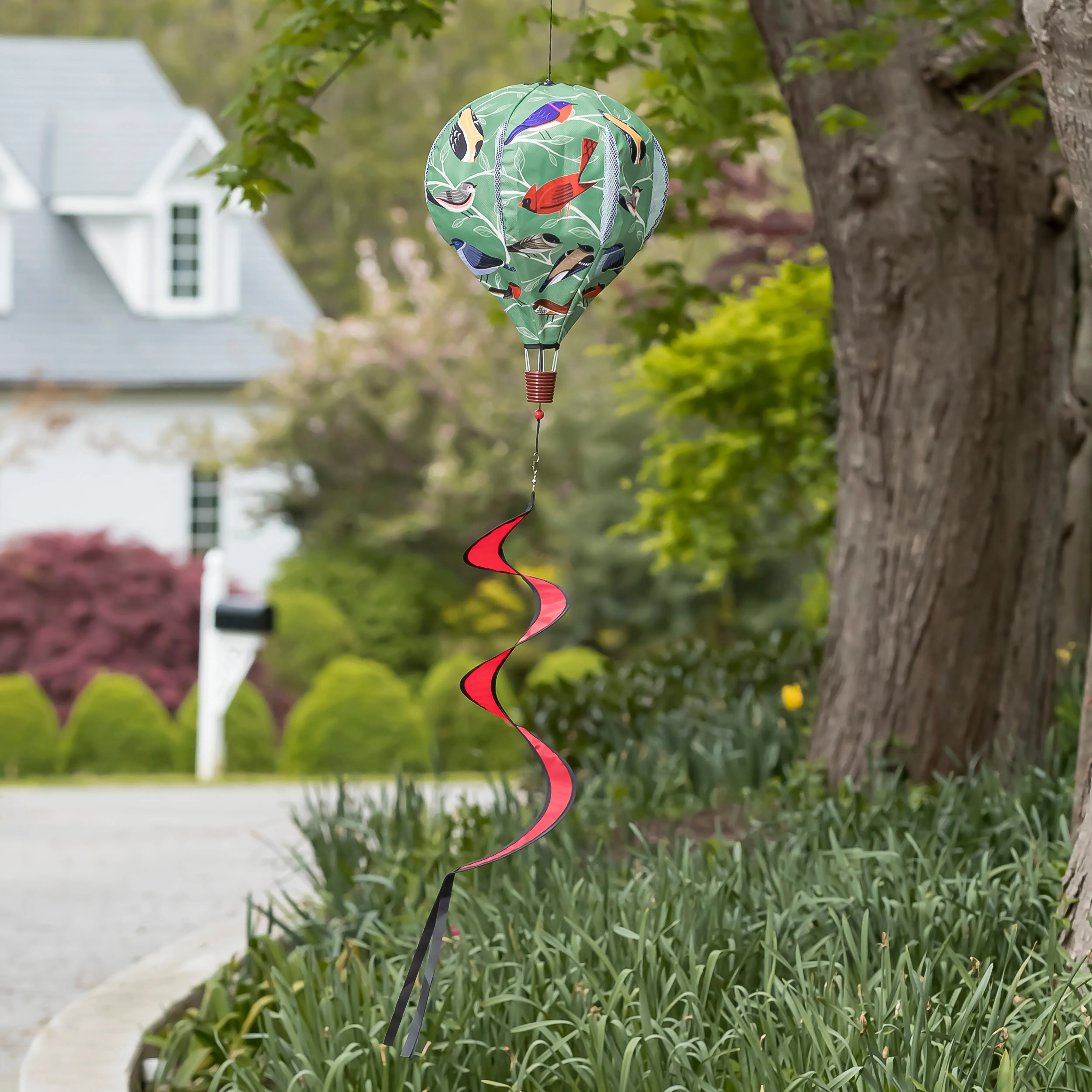 Flock Together Burlap Balloon Spinner,45bb474
