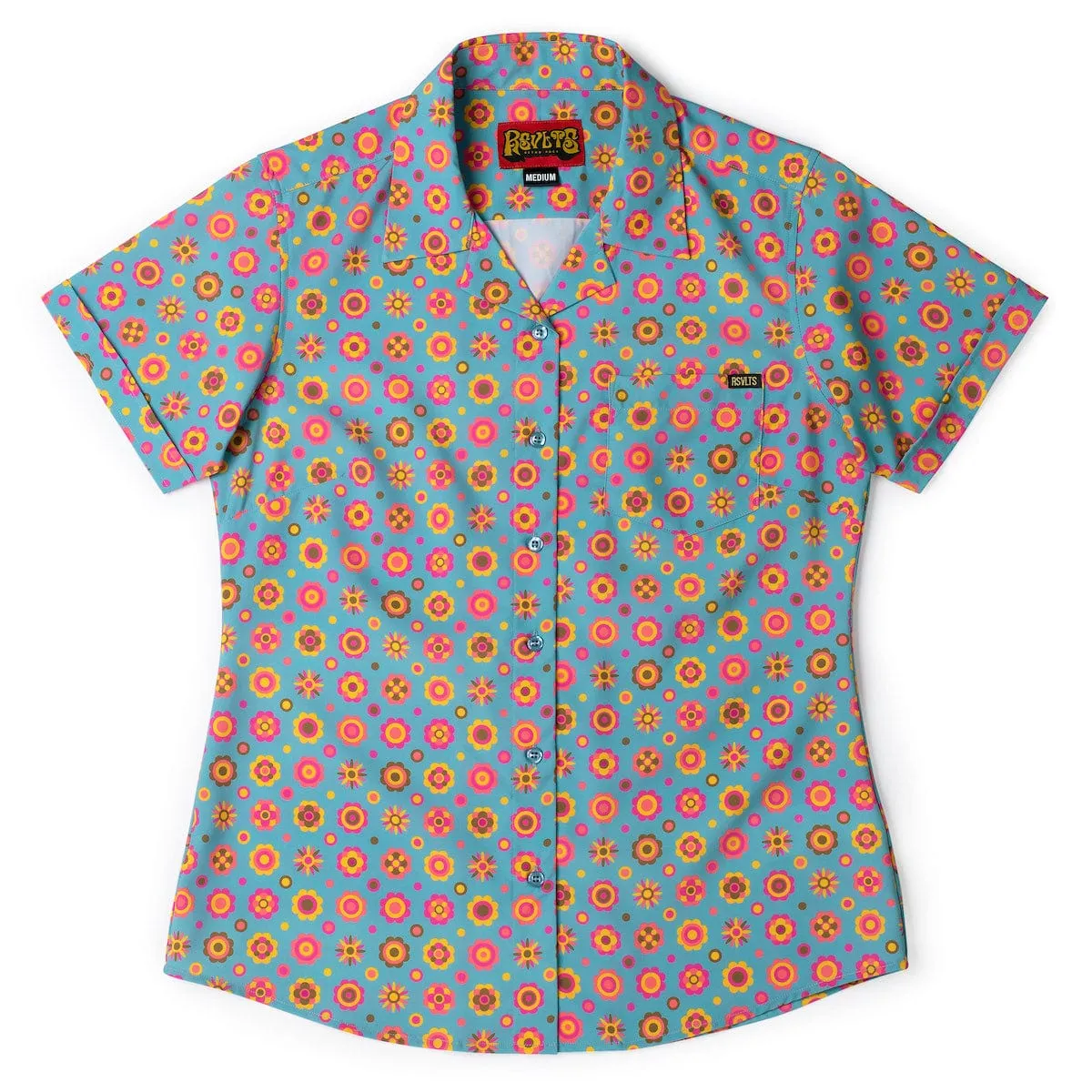 Flower Ballad – Women's KUNUFLEX Short Sleeve Shirt