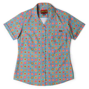 Flower Ballad – Women's KUNUFLEX Short Sleeve Shirt