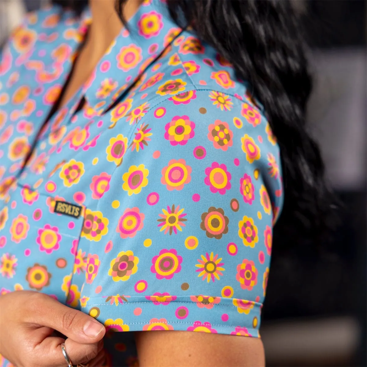 Flower Ballad – Women's KUNUFLEX Short Sleeve Shirt