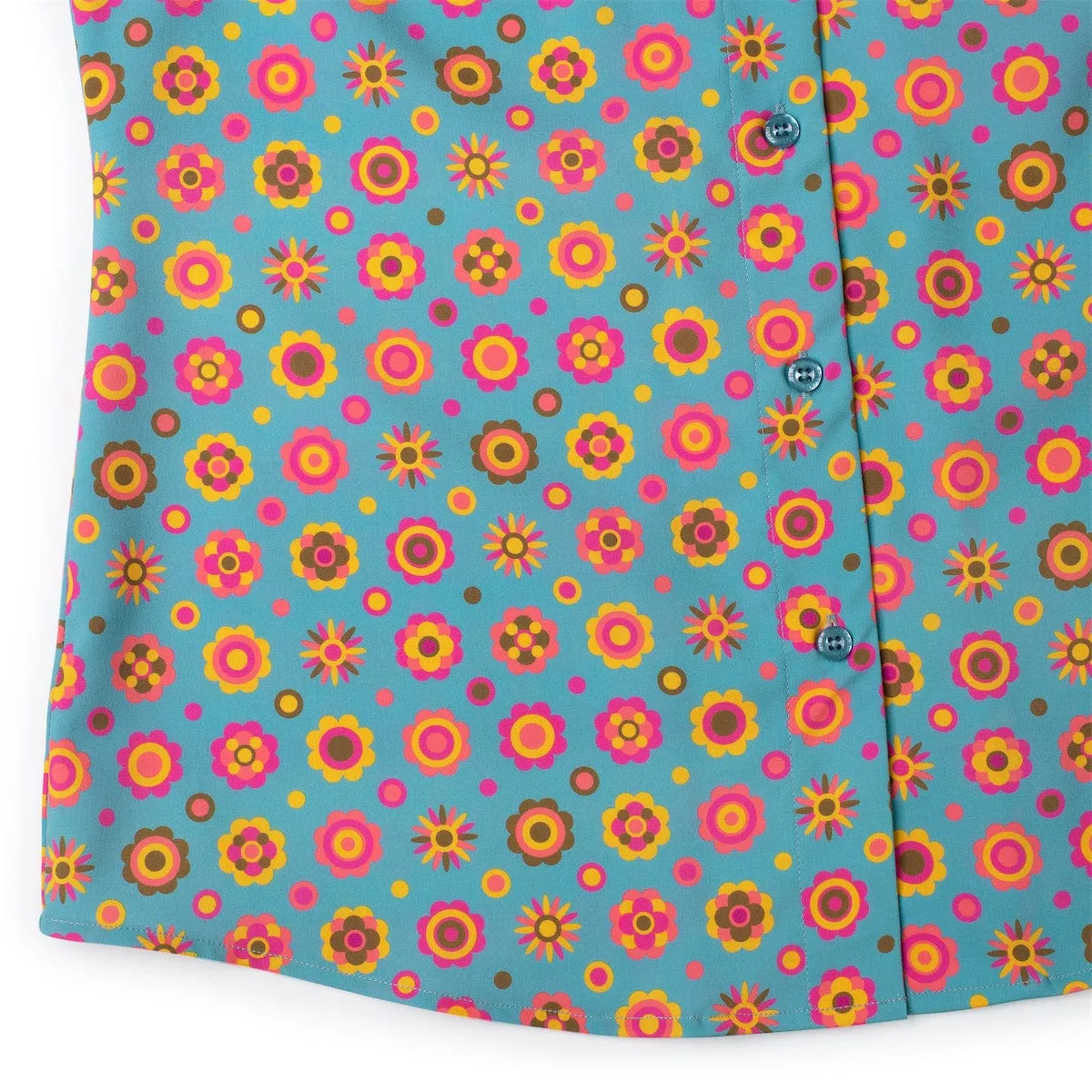 Flower Ballad – Women's KUNUFLEX Short Sleeve Shirt