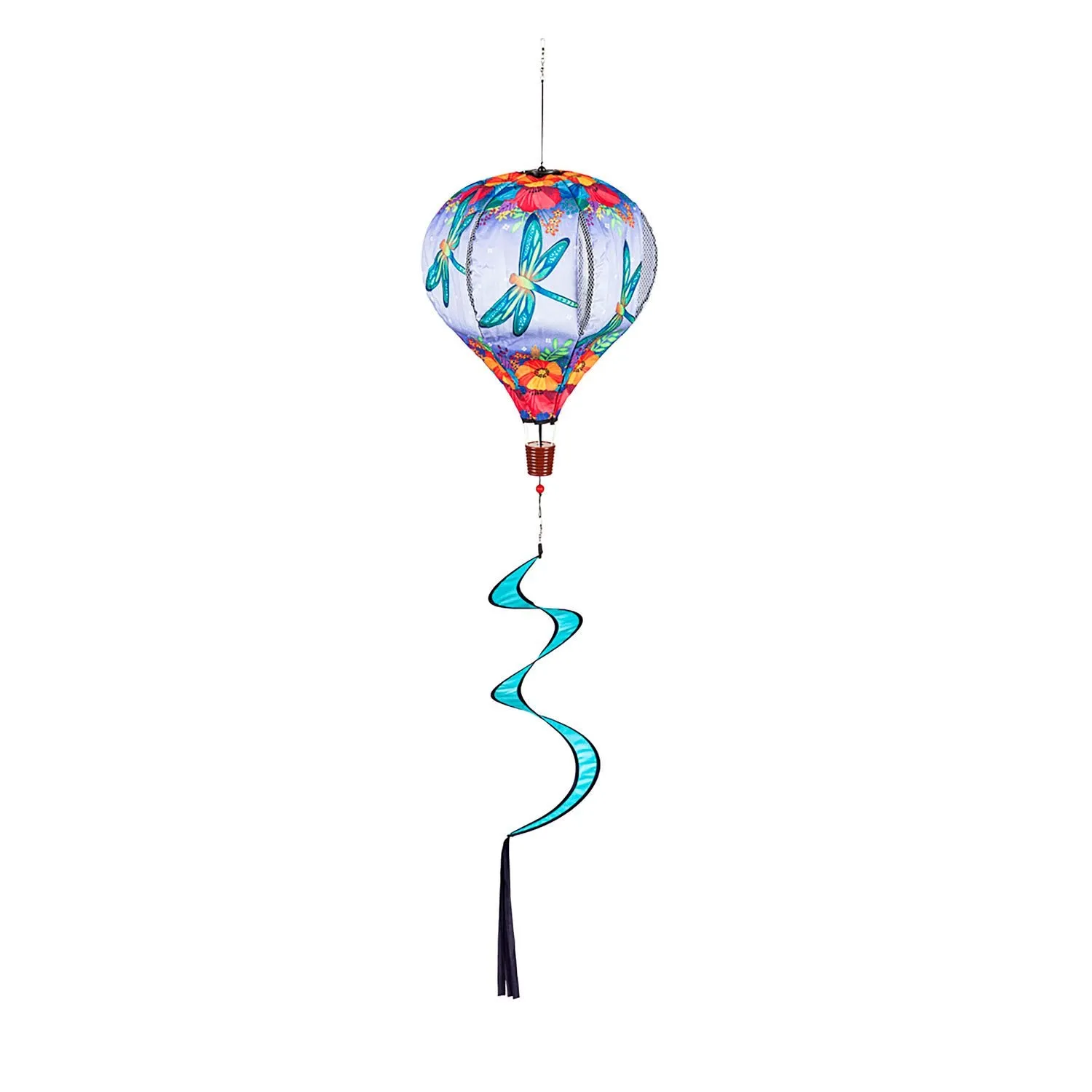 Fluttering Dragonfly Burlap Animated Balloon Spinner,45ba408
