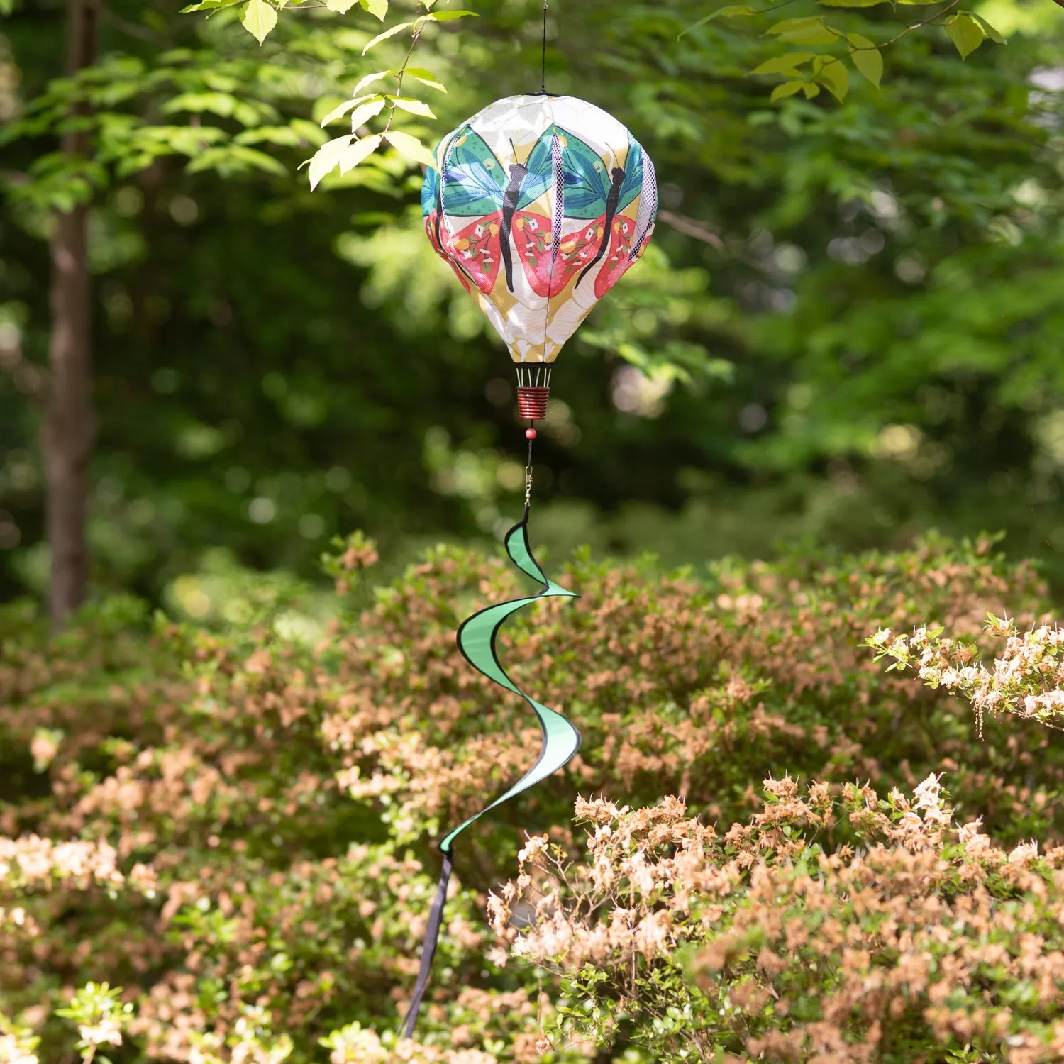 Folk Butterfly Burlap Balloon Spinner,45bb588