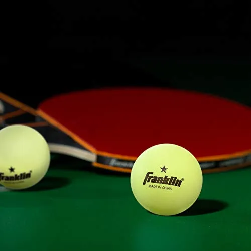 Franklin Sports 1 Star GID Table Tennis Balls (Pack of 6), 40 mm