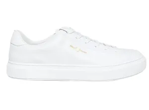 Fred Perry Men Leather Sneakers - White/Gold (Mirror)