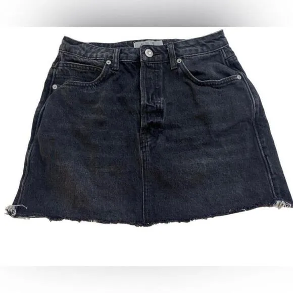 Free People We The Free - Rugged A-Line Button FlySkirt