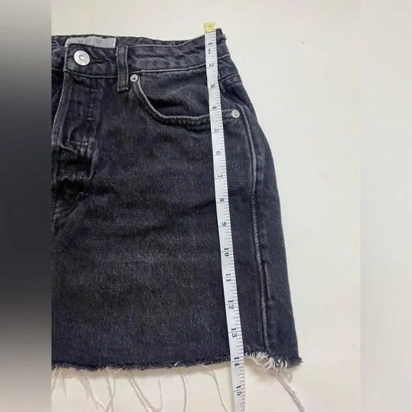 Free People We The Free - Rugged A-Line Button FlySkirt