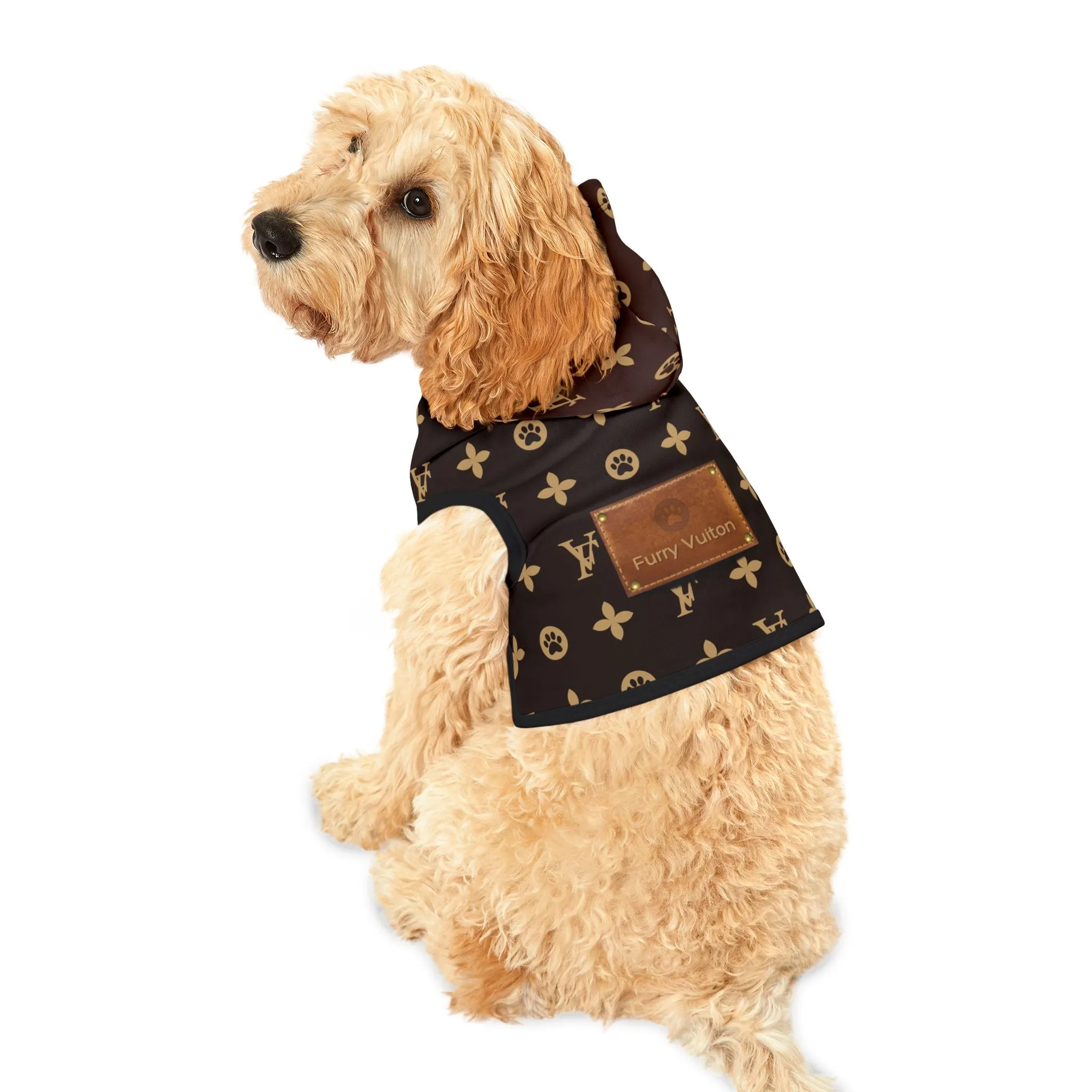 Furry Vuitton Pet Sweatshirt Hoodie
