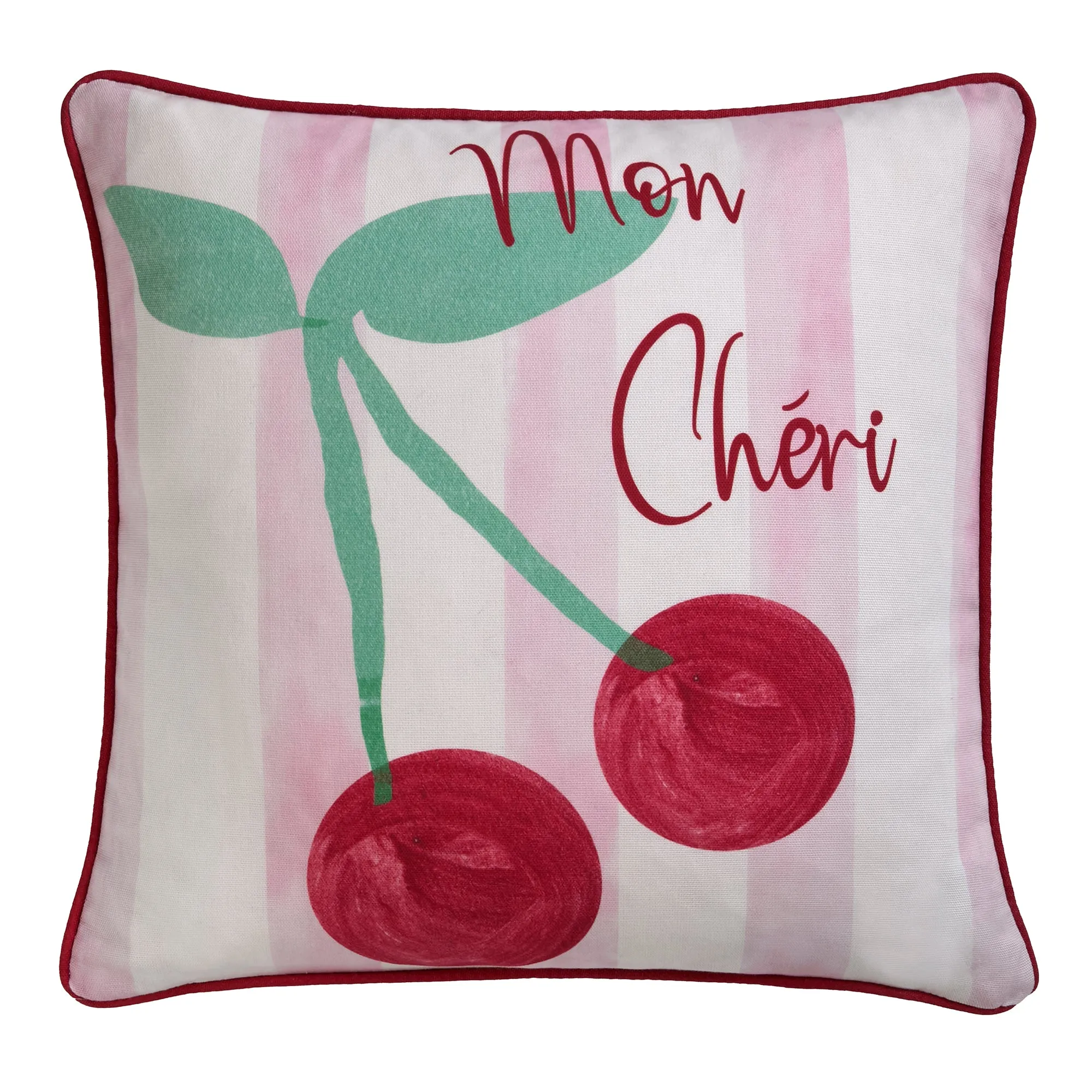Fusion Cherry Cushion - Pink