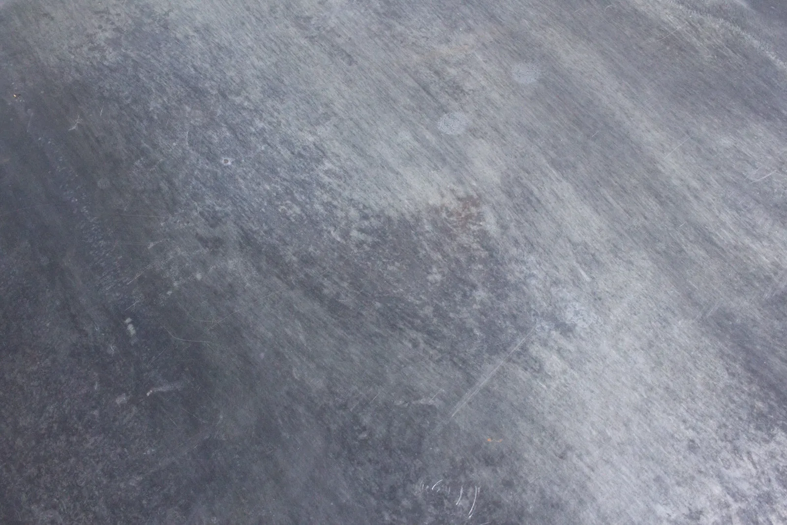 Galvanized Zinc Metal Top Dining Table with Wood Base