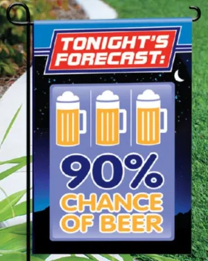 Garden Flag - Chance of Beer