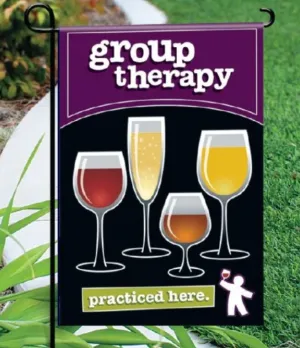 Garden Flag - Group Therapy - Black