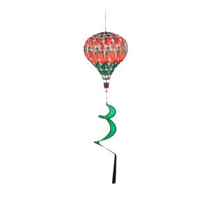 Geranium Plaid Balloon Spinner,45b335