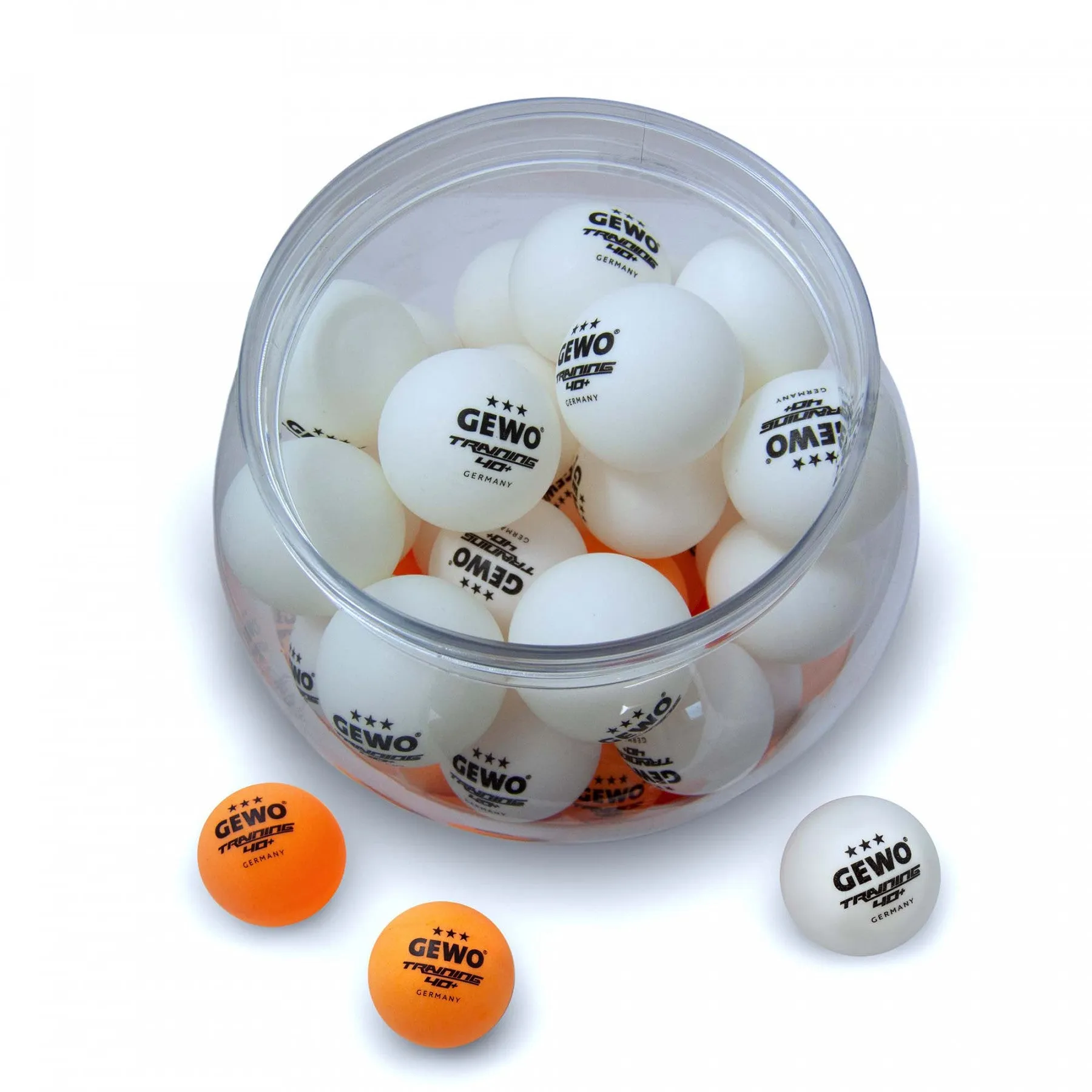 Gewo Balls Training 40 *** white/yellow mixed (60)