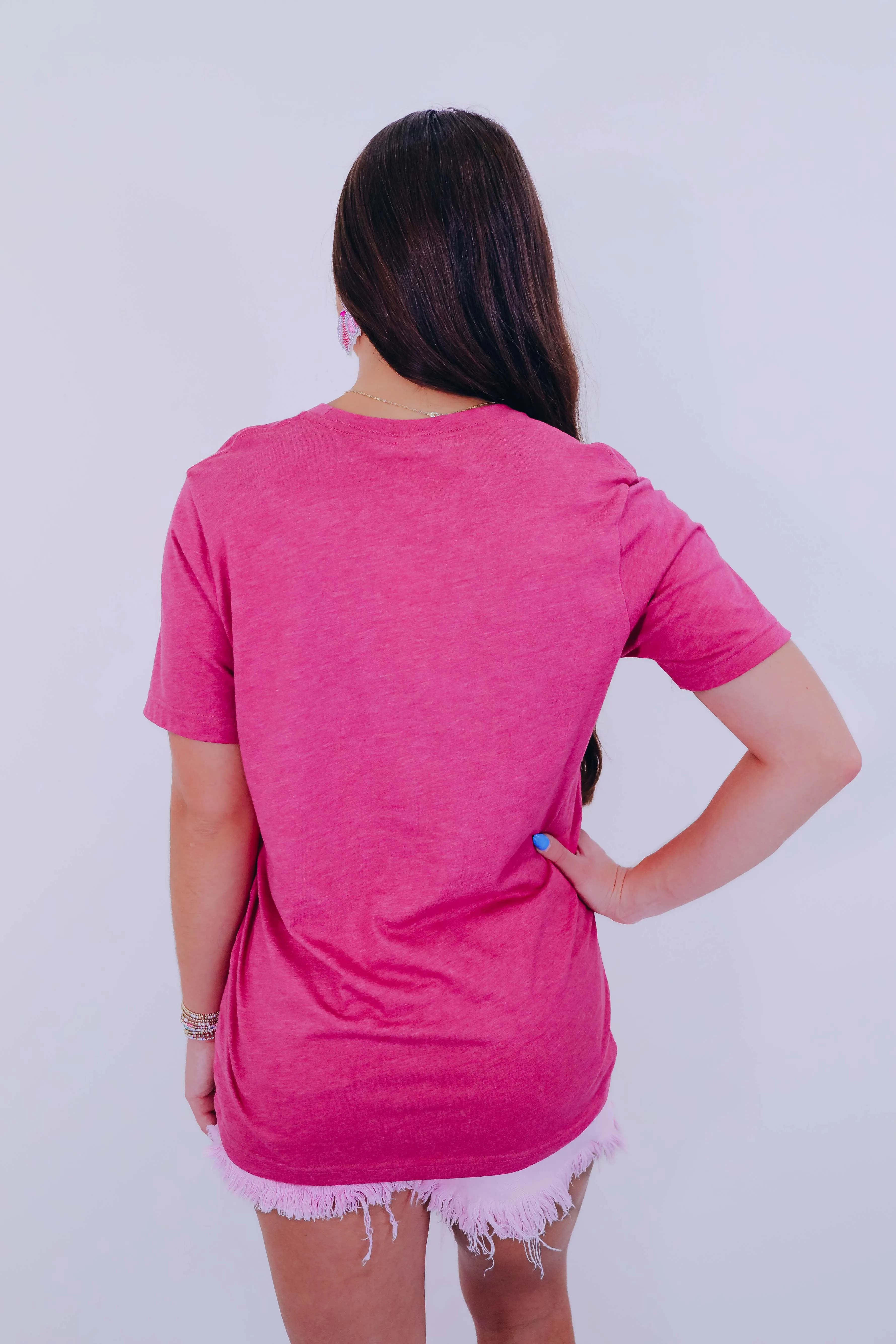 Ghostly "BOO" Graphic Tee S-3X - Berry