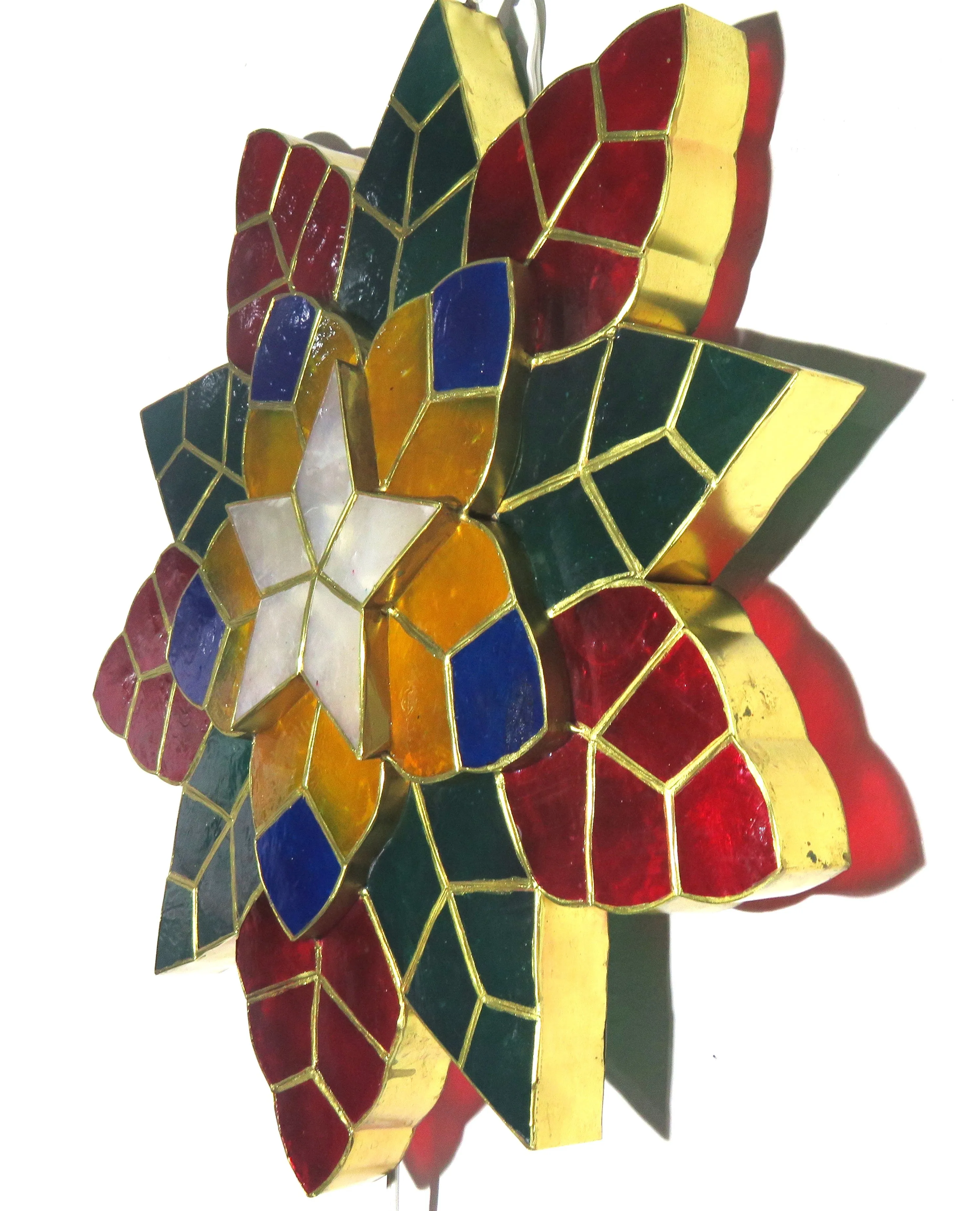 Gift Ko Bouganvillea 18" Filipino Capiz Parol Handmade Philippines 2021