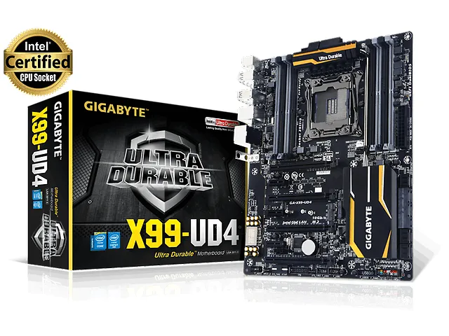 Gigabyte Ga X99 Ud4 P Tarjeta Madre S 2011v3, Intel X99, Hdmi, Usb, 128 Gb Ddr4
