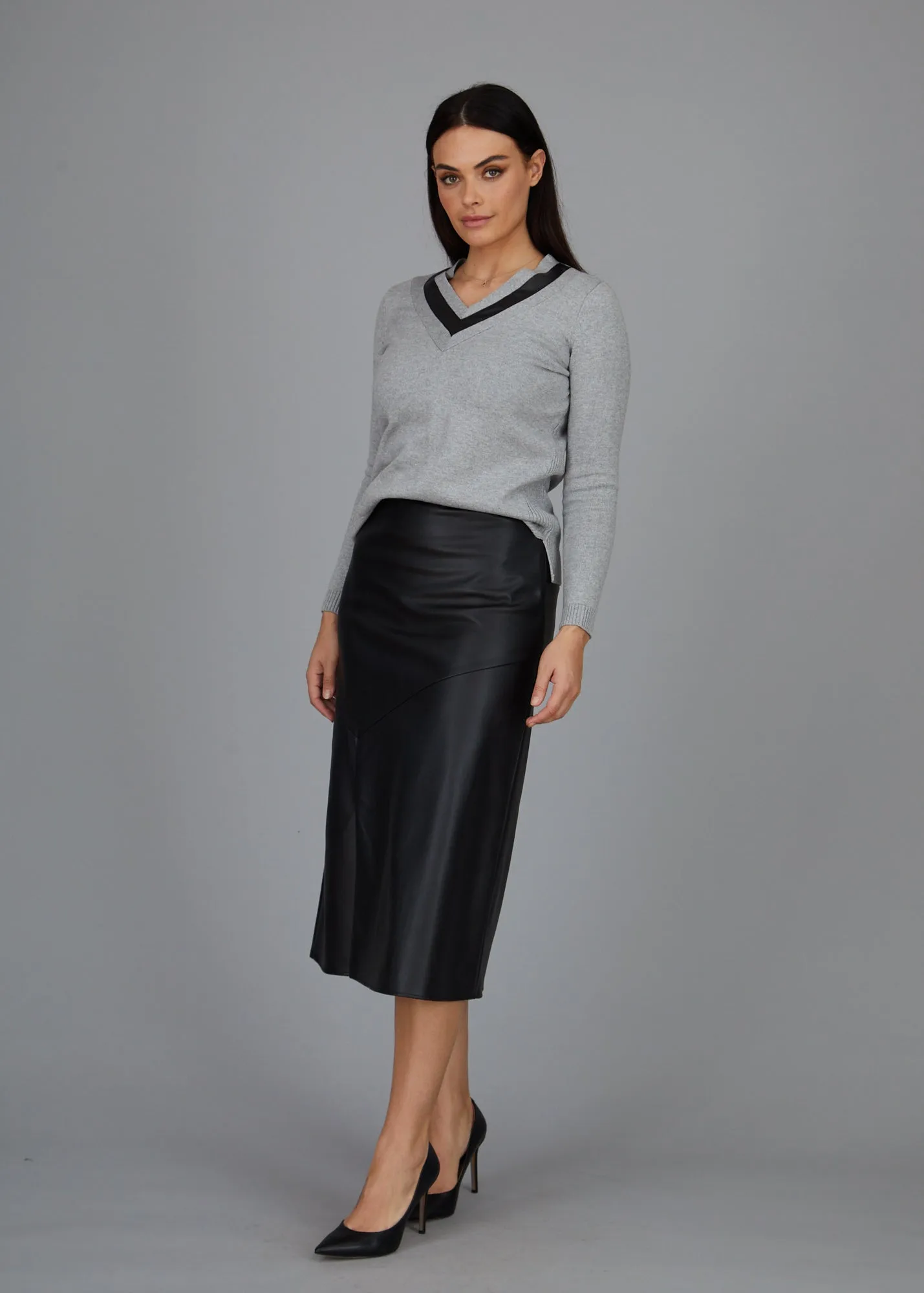 Gigi Long Skirt - Black: FINAL SALE