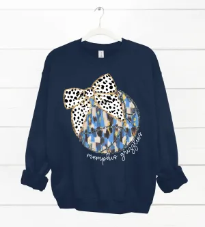 Gildan or Bella Canvas Grizzlies Basketball Sweatshirt/ Youth and Adult Sizes