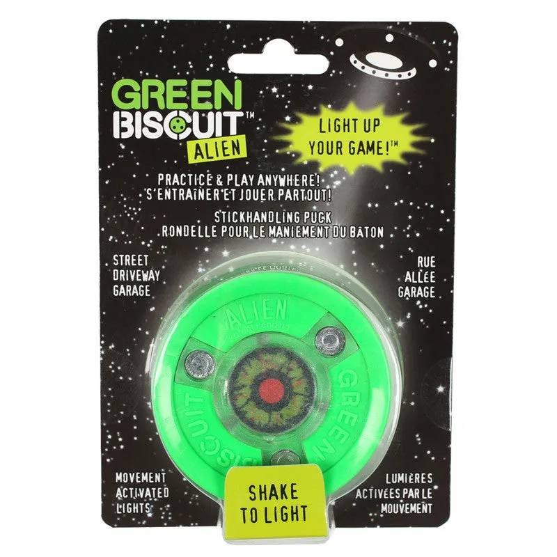 Green Biscuit Alien Training Puck