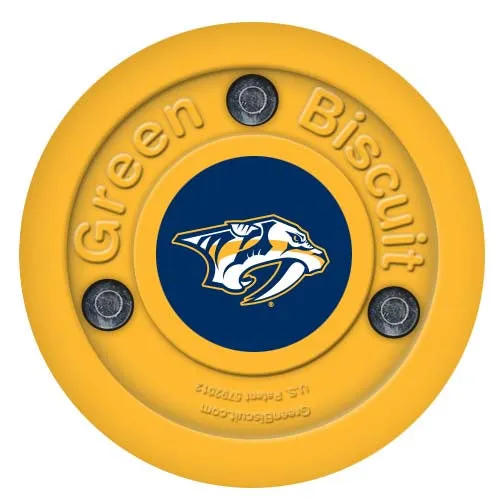 Green Biscuit NHL Team Hockey Puck