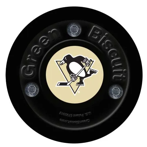 Green Biscuit NHL Team Hockey Puck
