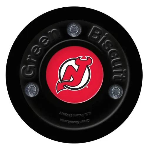 Green Biscuit NHL Team Hockey Puck