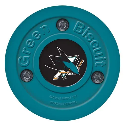Green Biscuit NHL Team Hockey Puck