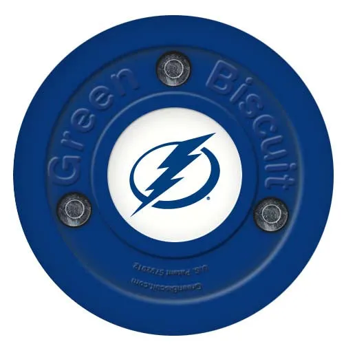 Green Biscuit NHL Team Hockey Puck