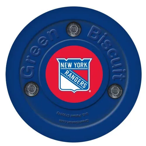 Green Biscuit NHL Team Hockey Puck