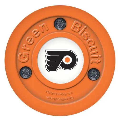 Green Biscuit NHL Team Hockey Puck