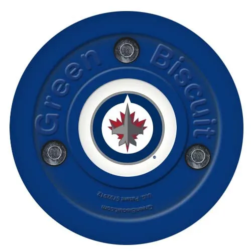 Green Biscuit NHL Team Hockey Puck