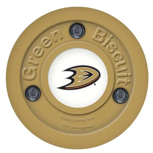 Green Biscuit NHL Team Hockey Puck