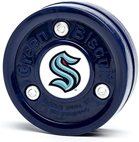 Green Biscuit NHL Team Hockey Puck