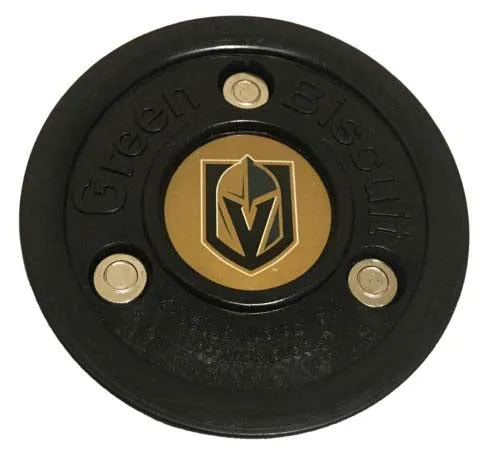 Green Biscuit NHL Team Hockey Puck