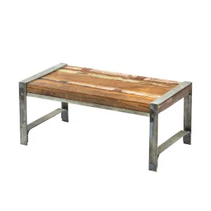 Greenwich Collection Reclaimed Wood Outdoor Coffee Table,62h65