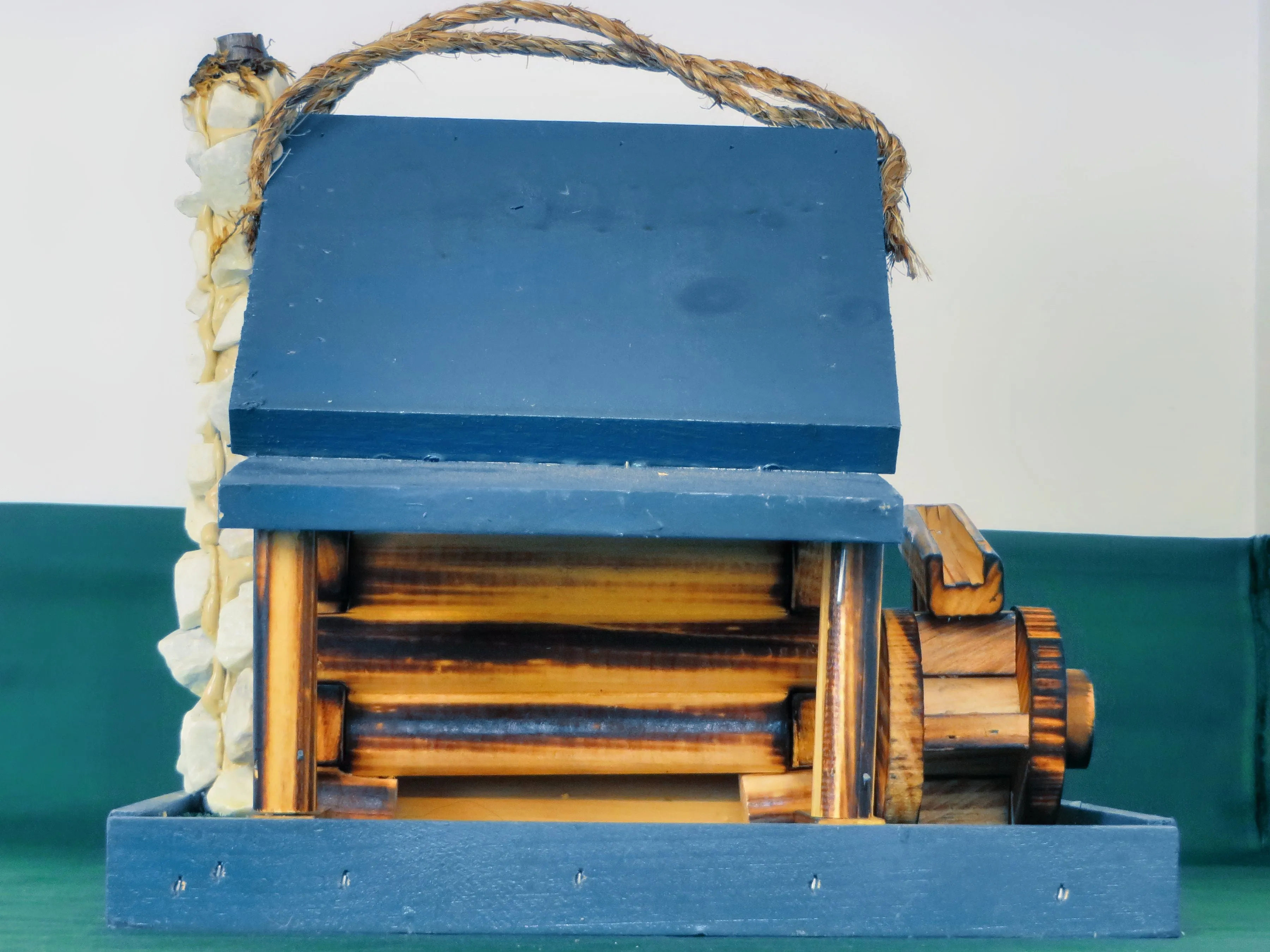 Grist Mill Wooden Bird Feeder
