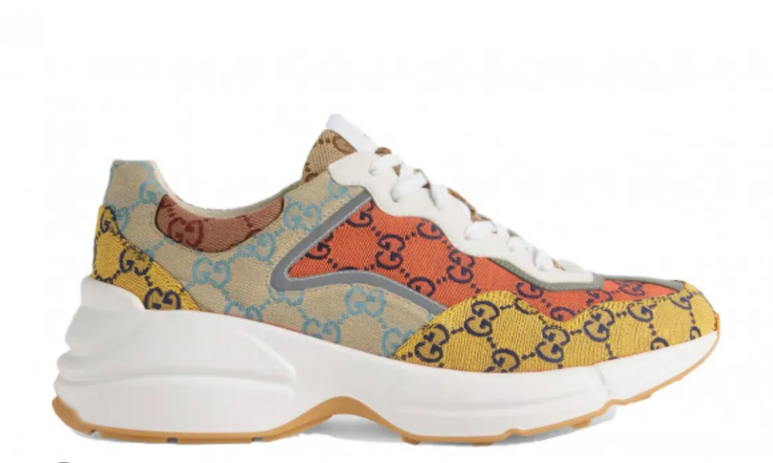 Gucci Rhyton GG Multicolor Canvas Sneakers