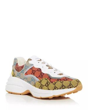 Gucci Rhyton GG Multicolor Canvas Sneakers