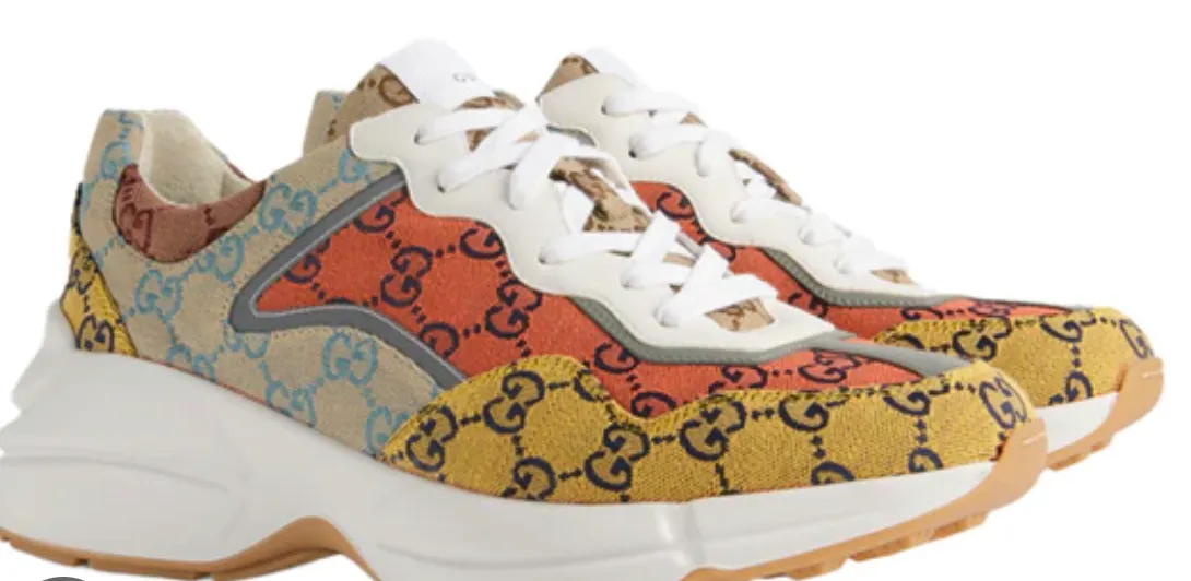 Gucci Rhyton GG Multicolor Canvas Sneakers