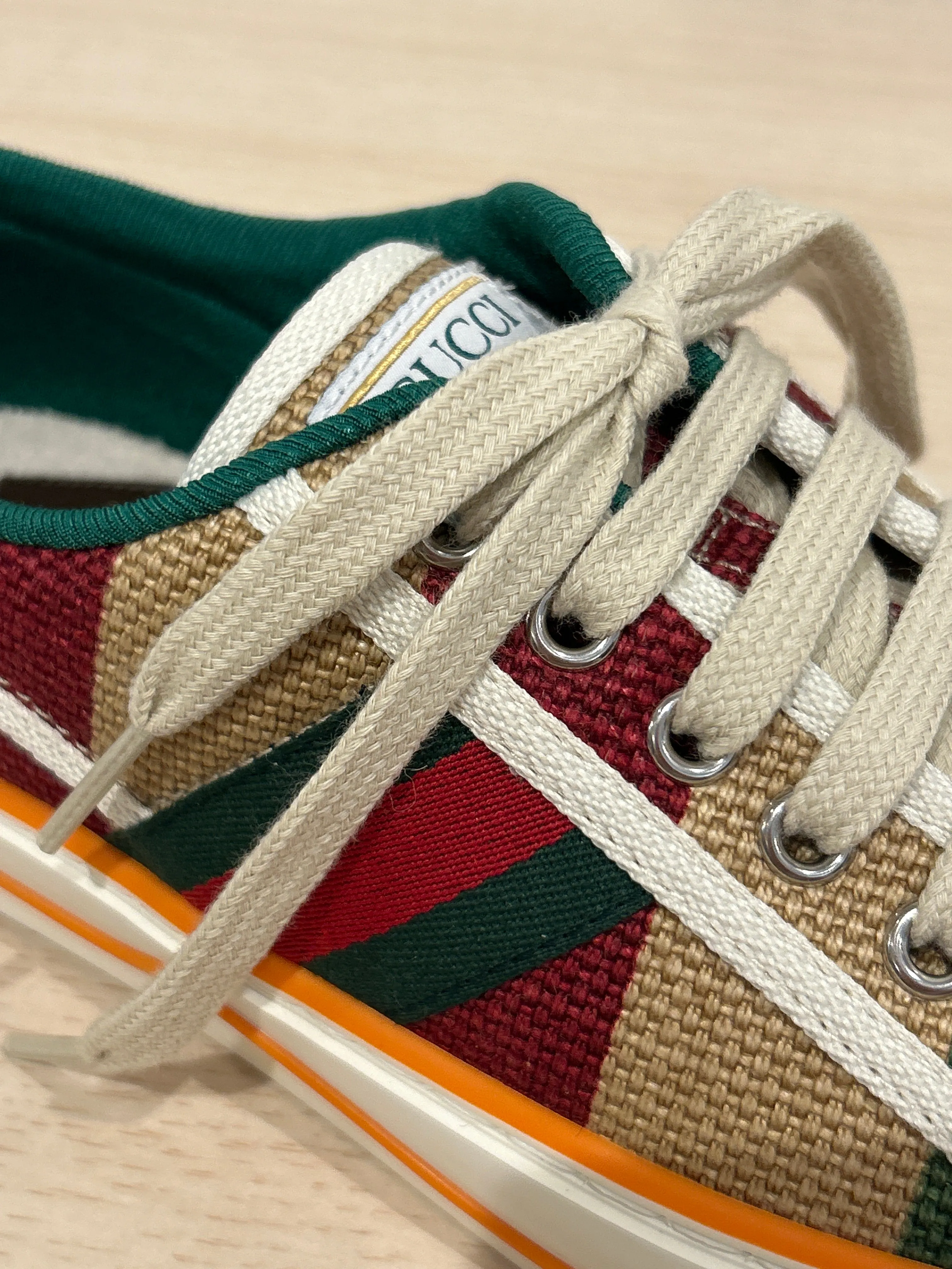 Gucci Shoes, Striped Tennis ‘1977’ Sneakers (size 35.5)