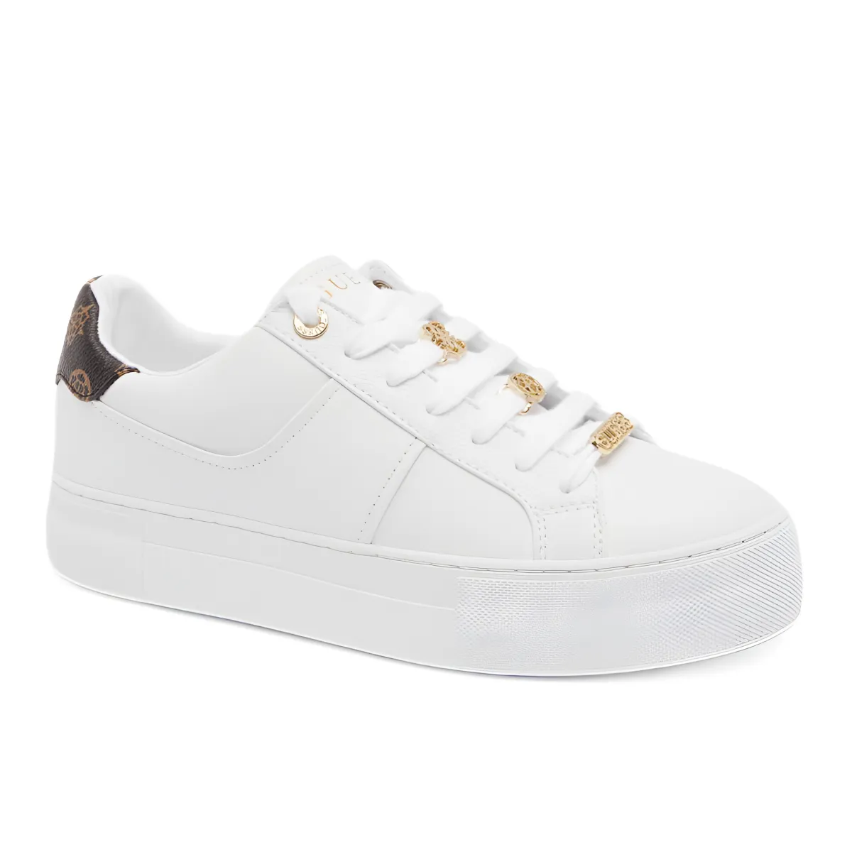 GUESS Giella 4G Peony Logo Sneakers Women - WHTBRN