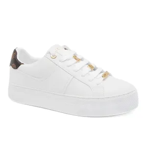 GUESS Giella 4G Peony Logo Sneakers Women - WHTBRN