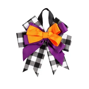 Halloween Door Tag Bow,2dtb1769