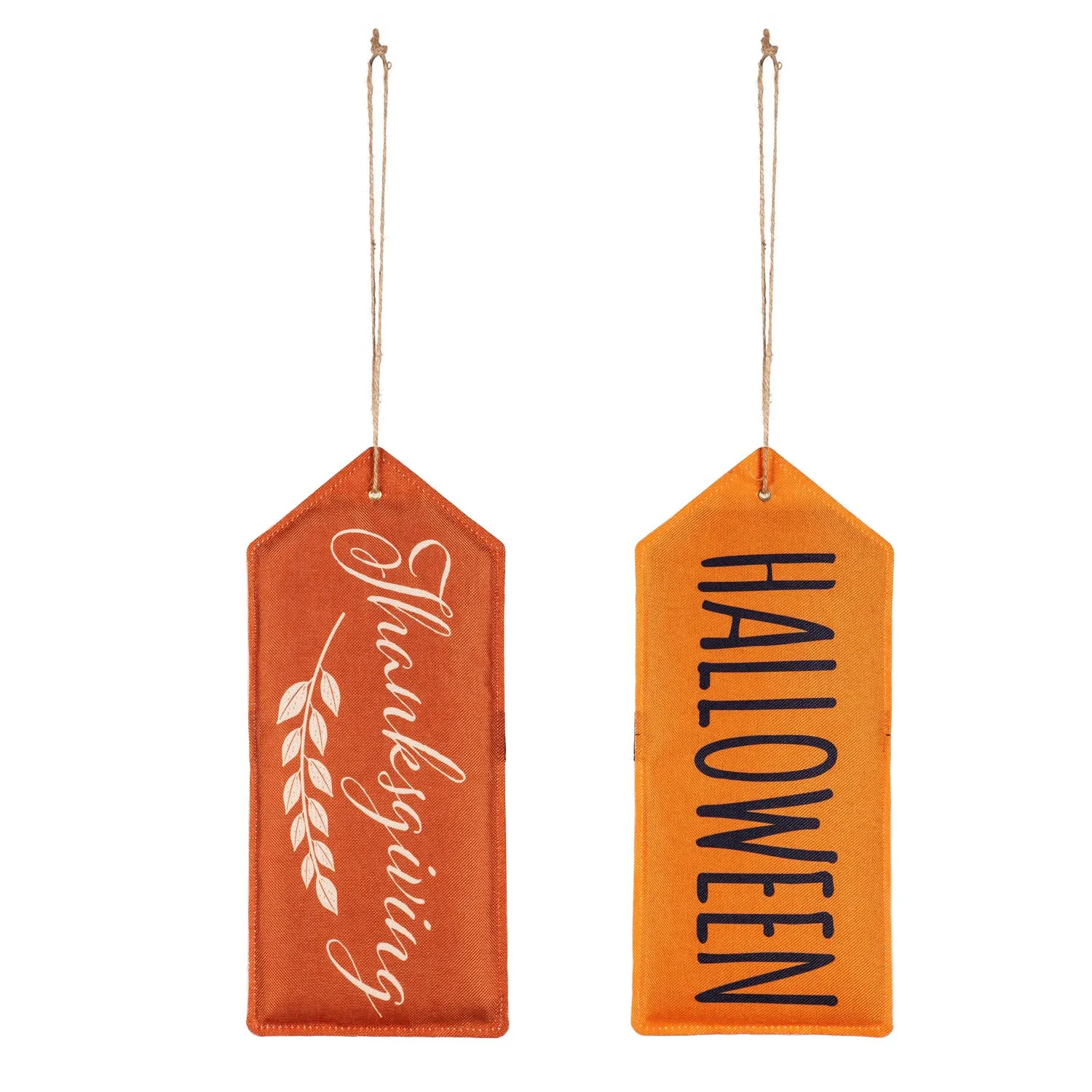 Halloween Thanksgiving Reversible Door Tag,2dt1772fb