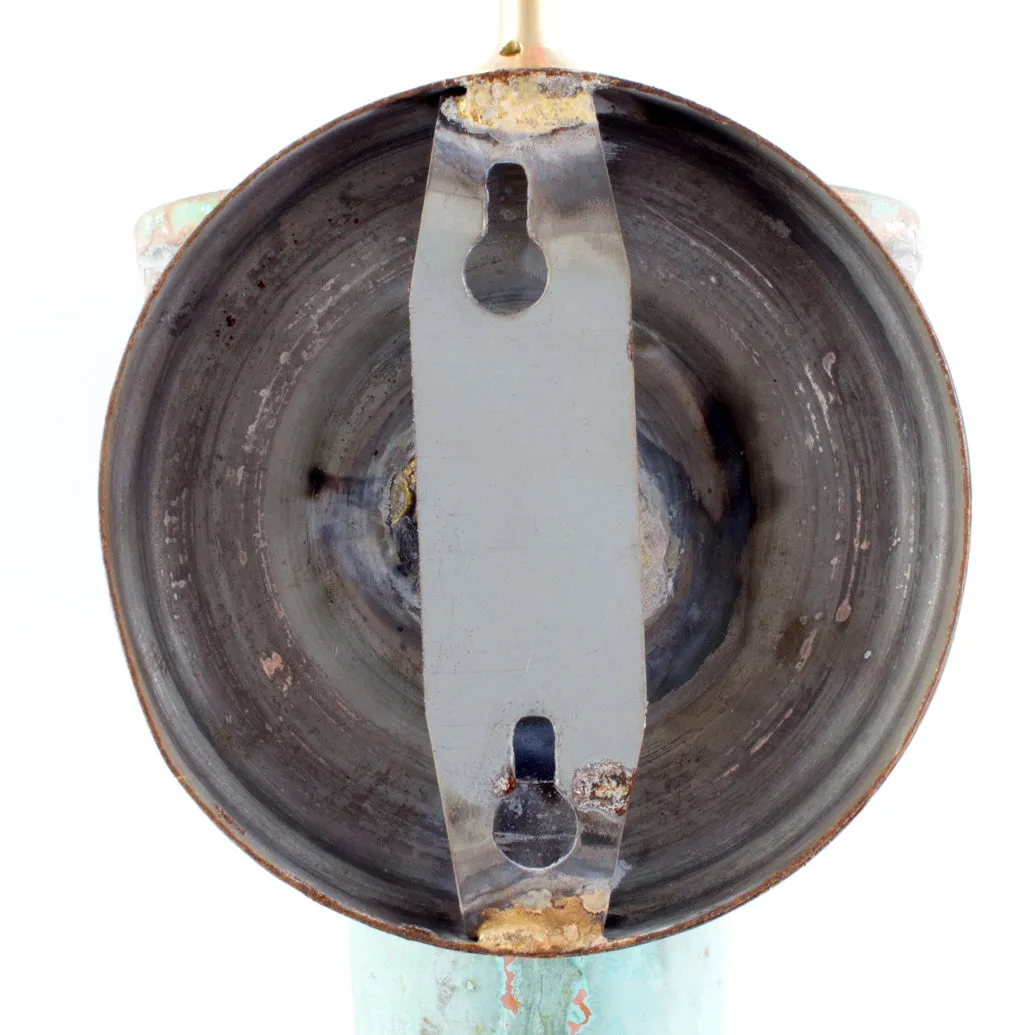 Handmade 10-Inch Copper Oil Lamp Sconce from Sri Lanka