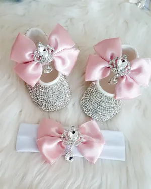 Handmade 2 Pieces Shoes and Headband Set