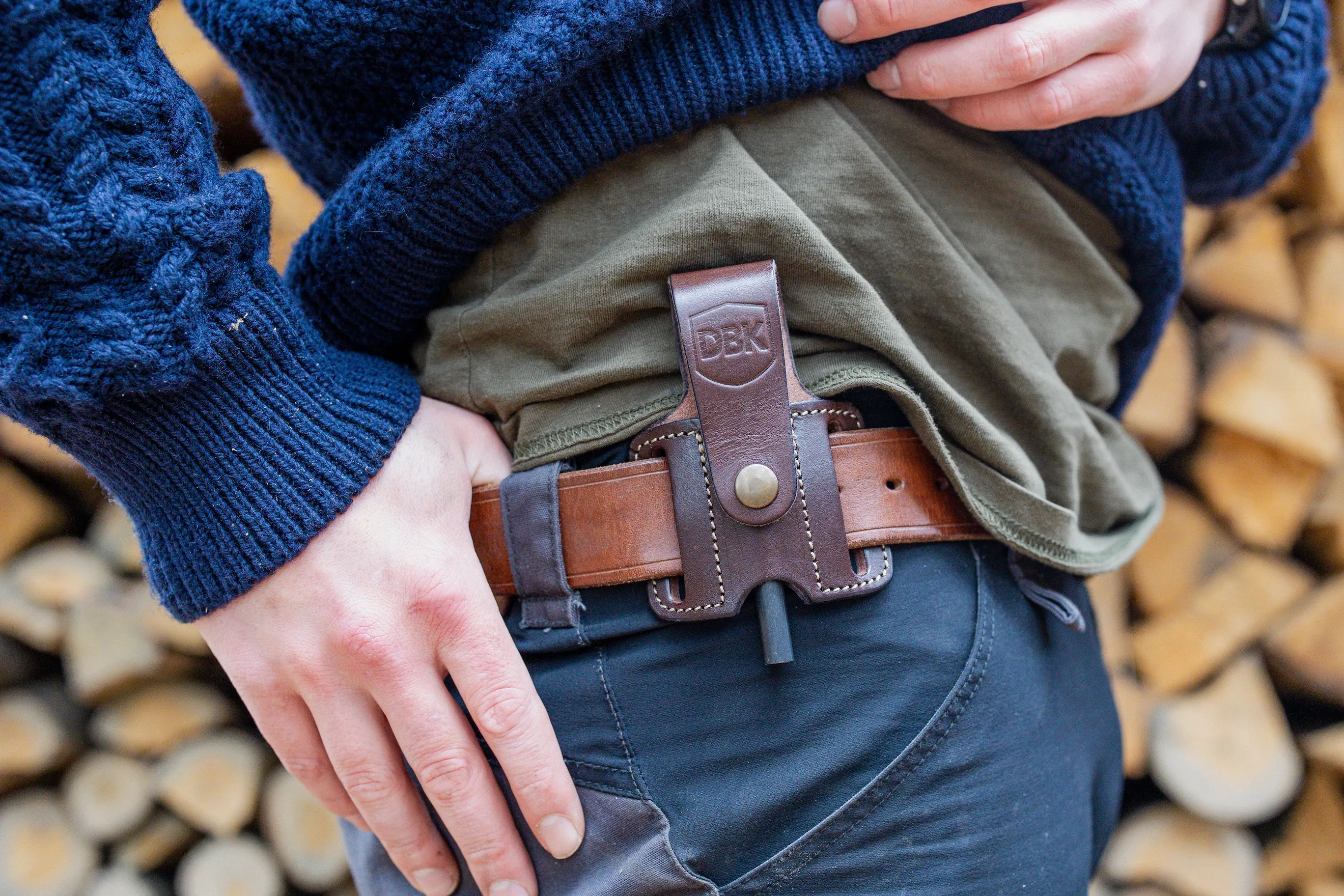 Handmade DBK Firesteel sheath