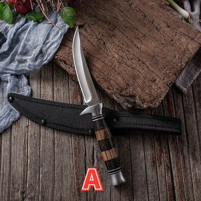 Handmade Forged 6 Inch Boning Knife Slaughtering Stainless Steel Kitchen Chopping Outdoor Fish Meat