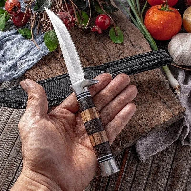Handmade Forged 6 Inch Boning Knife Slaughtering Stainless Steel Kitchen Chopping Outdoor Fish Meat